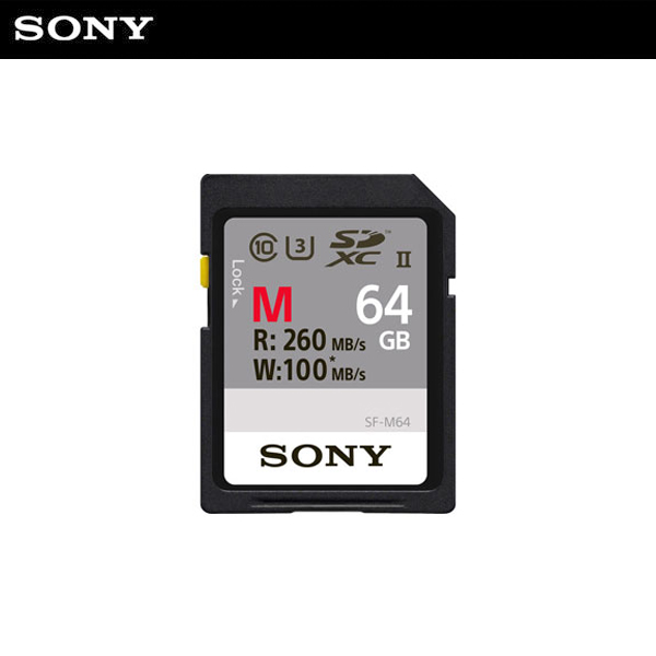 소니 SF-M64/T2 (SDXC UHS-Ⅱ 64GB 읽기 277mb/s 쓰기 150mb/s 4K SD 메모리카드)